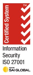 ISO 270001 Certified